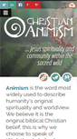 Mobile Screenshot of christiananimism.com