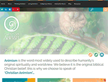 Tablet Screenshot of christiananimism.com